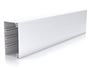 Trunking 73 white colour for cable distribution and mounting swithes and sockets