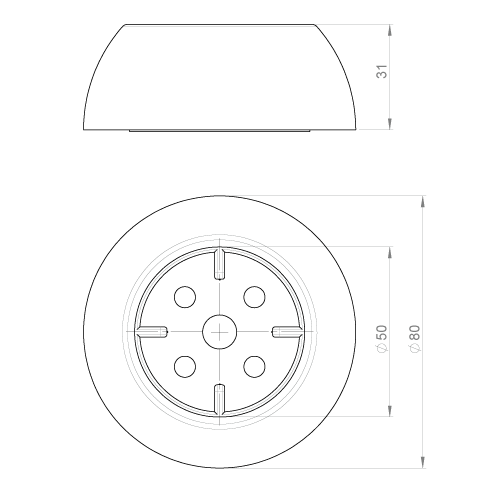Replacement part - Unex floor embellishing cover in U24X
