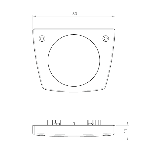 Replacement part - Unex side covers in U24X