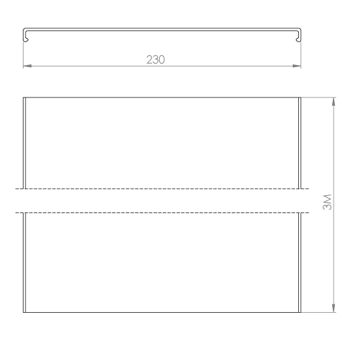 Replacement part - Unex cover 230 in U23X
