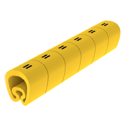 Segnalizzatore pretagliato Ø18 mm PVC plastificato
