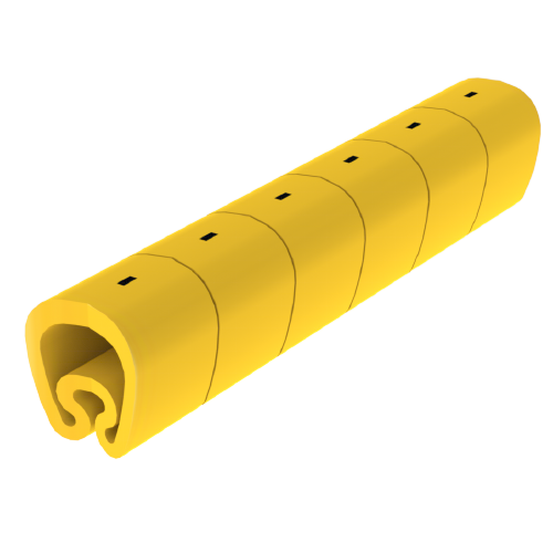 Unex Abreißbare Kabelmarkierungen 7-18 mm aus Plastifiziertem PVC