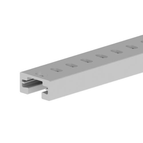 Unex Insulating strut channel 25x50x2000 in U48X halogen free